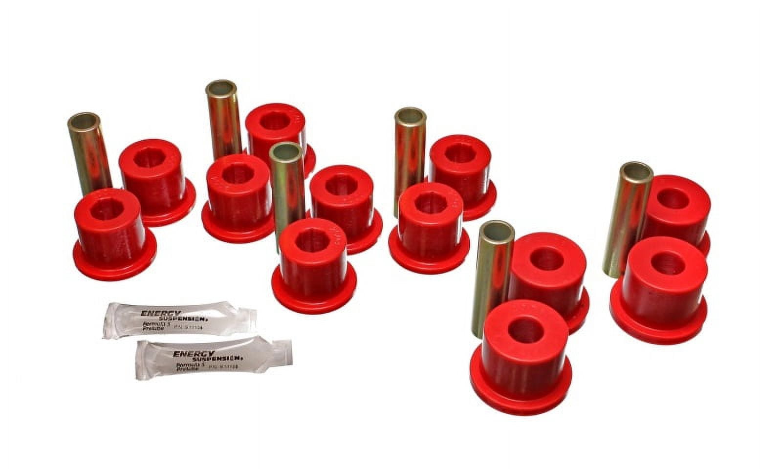 Energy Suspension Gm 2 & 4 X Rr Sprg Bush - Red Fits select: 1986 CHEVROLET D30, 1973-1986 CHEVROLET K20