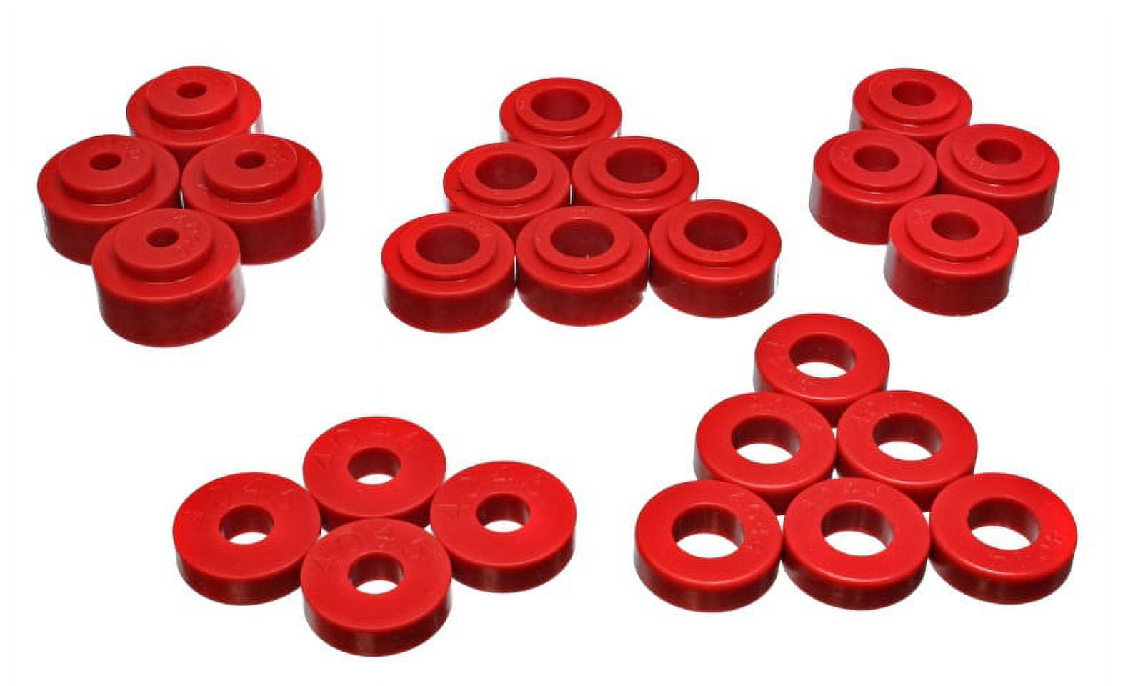 Energy Suspension Gm Body Mount Set - Red Fits select: 1968,1969-1973 CHEVROLET EL CAMINO