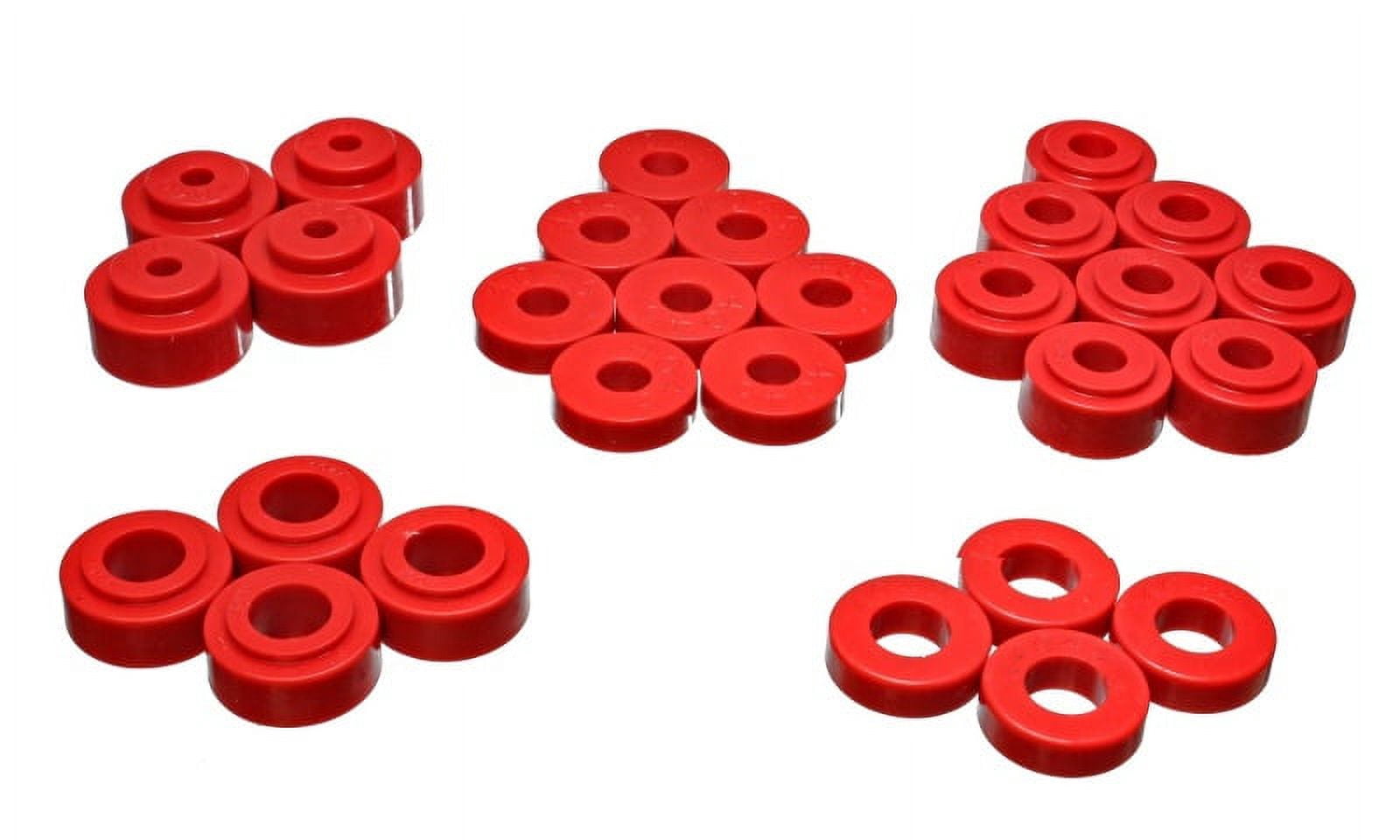 Energy Suspension Gm Body Mount Set - Red Fits select: 1970 CHEVROLET MALIBU, 1969 CHEVROLET CHEVELLE
