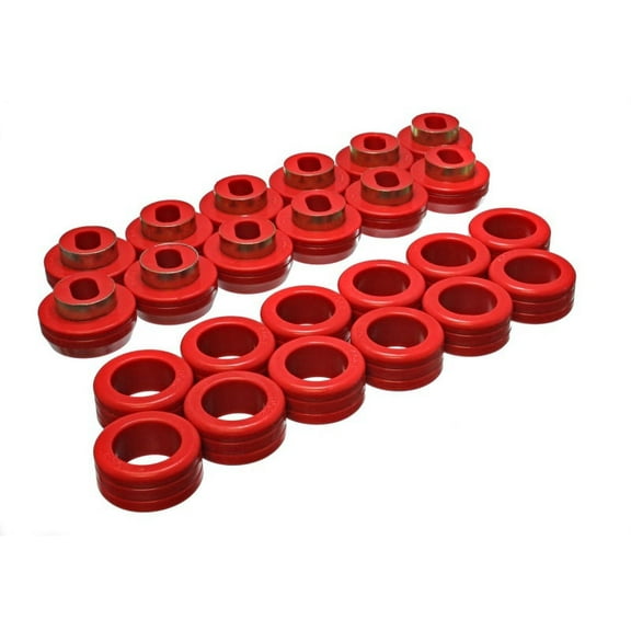 Energy Suspension Gm Body Mount Set - Red Fits select: 1993-1998,1999-2004 CHEVROLET BLAZER