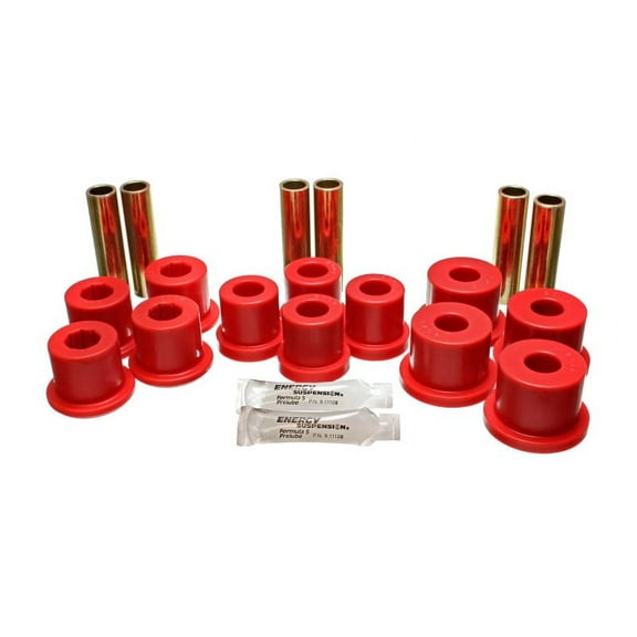 Energy Suspension Gm C20/C30 Sprg & Shackle Set - Red Fits select: 1986 CHEVROLET D30, 1981-1986 CHEVROLET K20