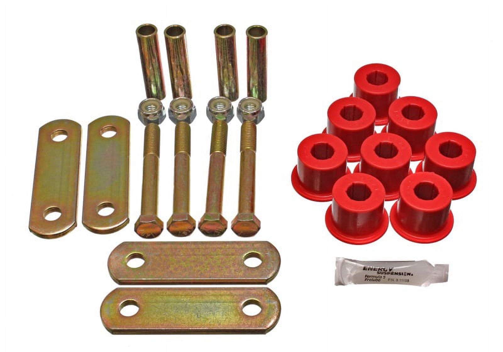 Energy Suspension Gm Heavy Duty Shackle Set - Red Fits select: 1967-1968,1969 CHEVROLET CAMARO