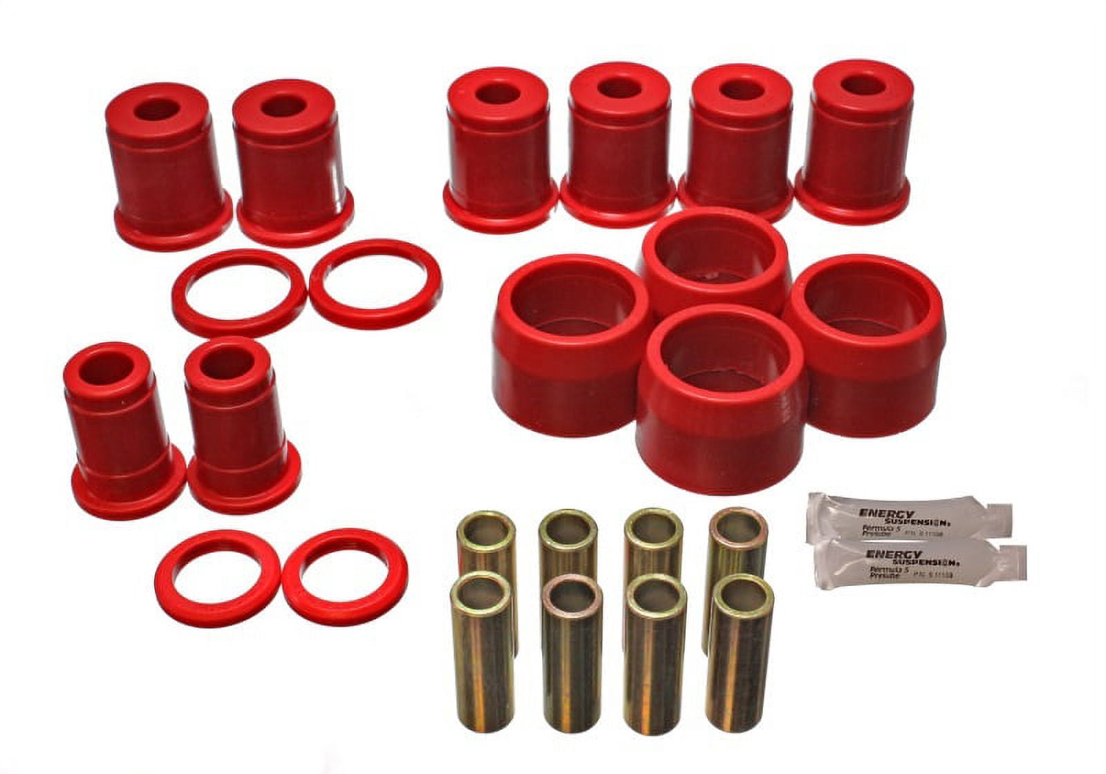 Energy Suspension Rear Cntrl Arm W/Thrust Washrs - Red Fits select: 1966-1970 CHEVROLET IMPALA, 1966-1969 CHEVROLET CAPRICE