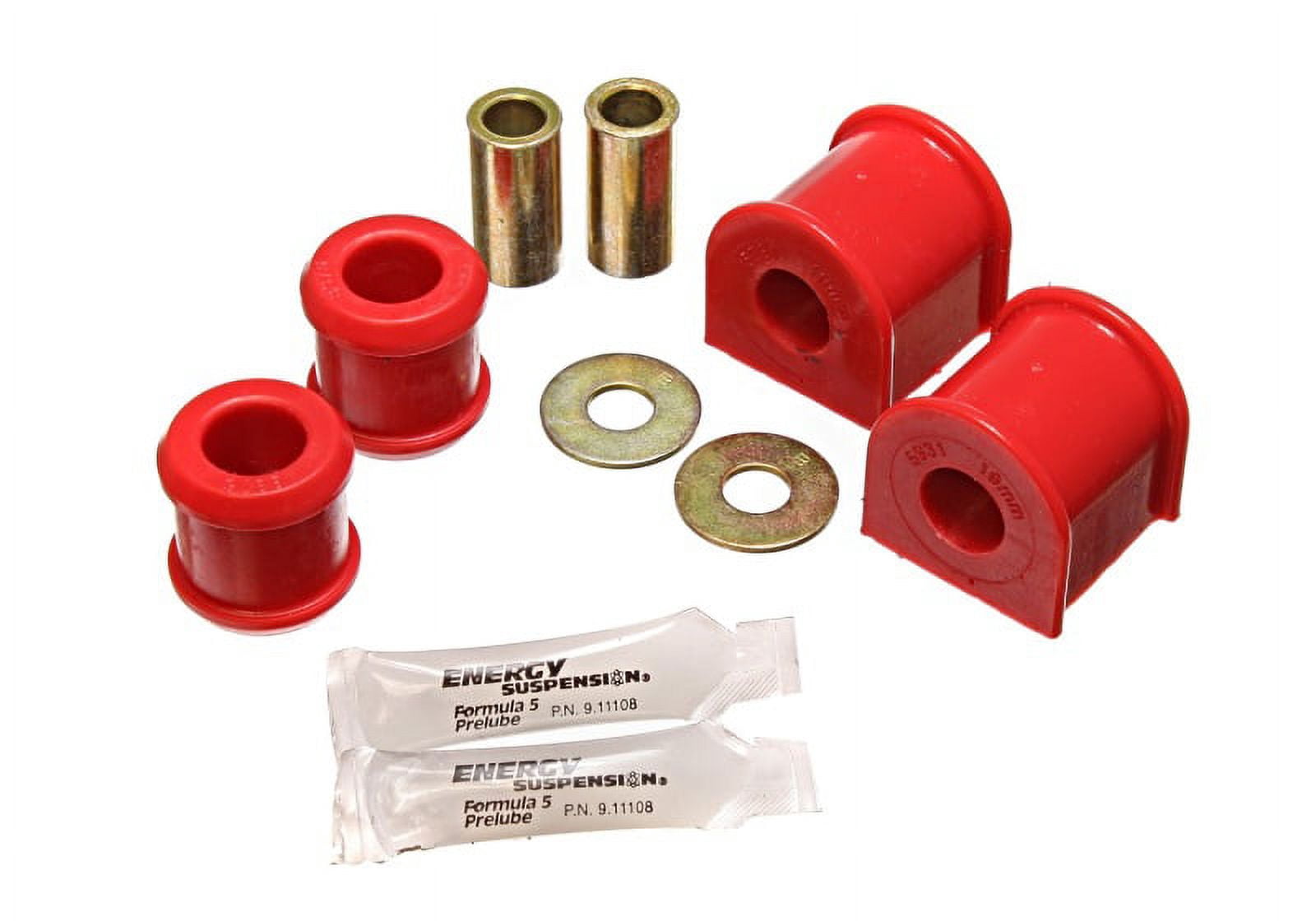Energy Suspension Rear Sway Bar Bushing Set 19Mm - Red Fits select: 2015-2018 JEEP WRANGLER UNLIMITED, 2012-2014 JEEP WRANGLER