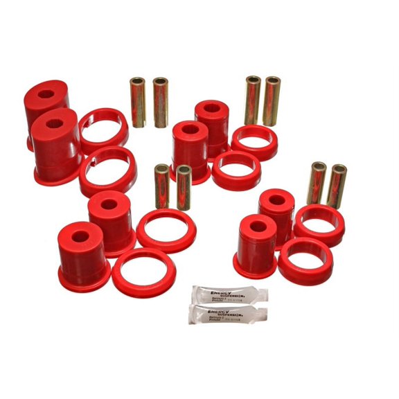Energy Suspension Rr Lwr Cab W/Thrust Washer - Red Fits select: 2002 ,2003-2004 FORD MUSTANG