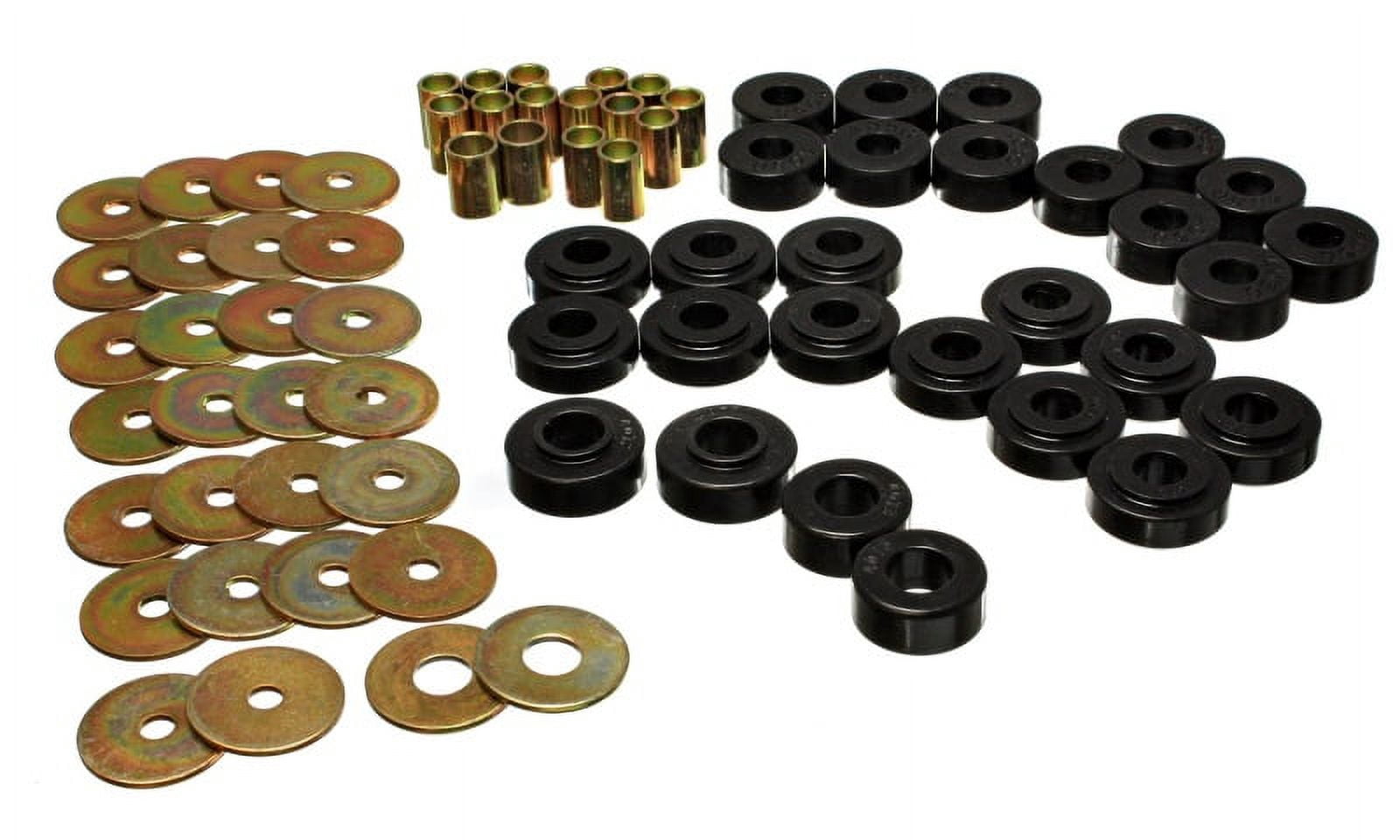 Energy Suspension Rr Spring Frame Shackle Kit - Black Fits select: 1977-1979 FORD F150, 1973-1979 FORD F250