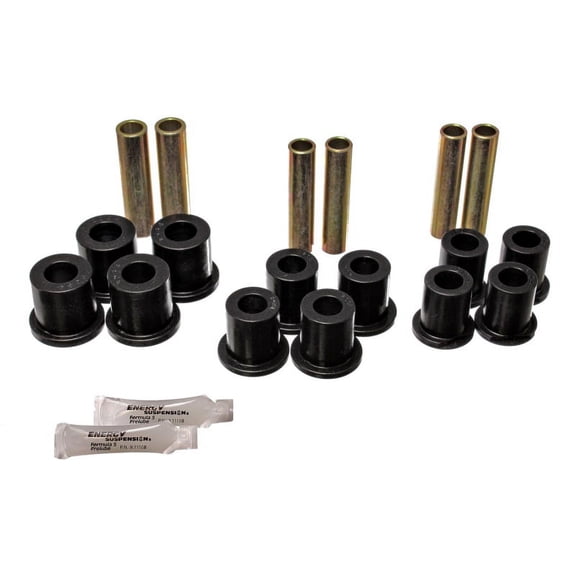 Energy Suspension Spring Bushings - Black Fits select: 1996 FORD F150, 1980-1996 FORD F250