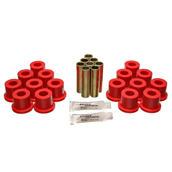 Energy Suspension Spring Bushings - Red Fits select: 1966-1972 FORD F100