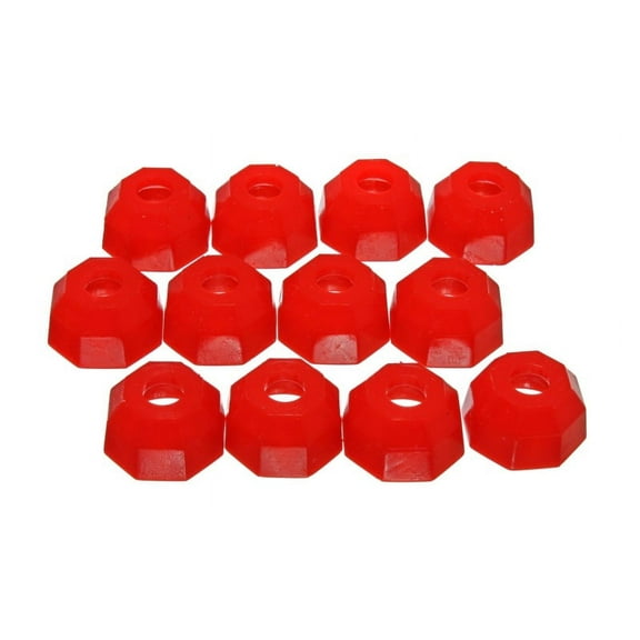 Energy Suspension Universal Red 12mm Taper Dia Octagon Tie Rod Dust Boots (BOX of 12)