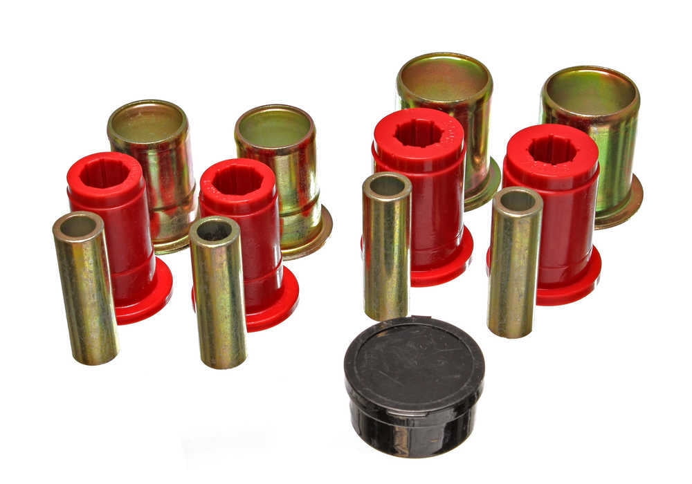Energy Suspension Universal Red Control Arm Bushing Set - LOWERS ONLY Fits select: 1967-1968 CHEVROLET CAMARO, 1970 CHEVROLET MALIBU