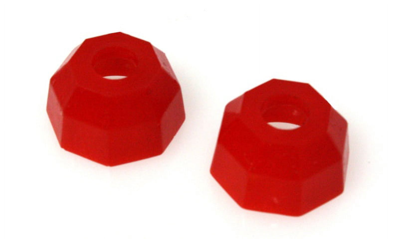 Energy Suspension Universal Red Tie Rod Dust Boots Octagon Base Fits select: 1966 FORD MUSTANG, 1992-1994 HONDA ACCORD