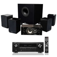 Energy Take Classic 5.1 Channel Home Theater System + Denon AVR-S670H 75W 5.2-Channel 8K Network AV Receiver with HEOS only 9.00: eDeal Info