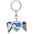 thumbnail image 1 of Energy Vehicles Protect Environment Pattern Heart Angel Wing Key Chain Holder, 1 of 3
