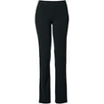thumbnail image 1 of Energy Zone Women's Cotton Stretch Yoga Pant, Deep Black, Large, 1 of 6