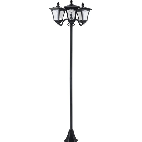 Energy-efficient Solar Light Post / Self-powered for Driveway Safety