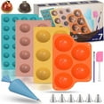 thumbnail image 1 of EnergyBud Chocolate Bomb Silicone Mold Set 4-Pack Molds for Baking, Hot Chocolate Bombs, Candy, and Soap, 1 of 9
