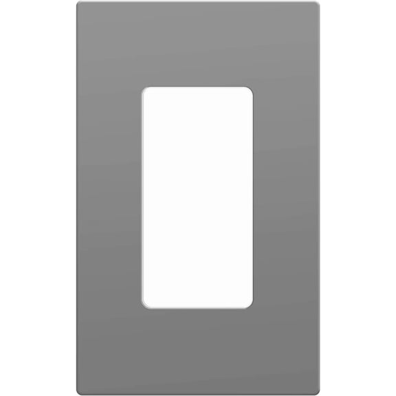 Enerlites 1-Gang Standard Screwless Decorator Wall Plate Child Safe Outlet