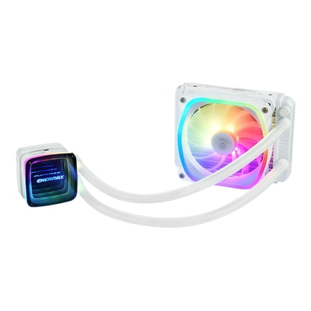 Enermax Aquafusion ADV series ELC-AQFA120-SQA-W - Processor liquid cooling system - 120mm cpu liquid cooler - (for: AM4, LGA2066, LGA1200, LGA1700, AM5, LGA115x Socket)
