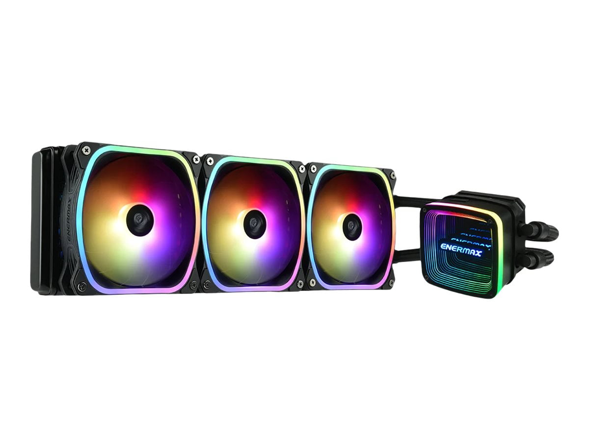 ENERMAX AQUAFUSION ADV 360 ARGB AIO CPU Liquid Cooler, RGB Pump