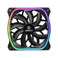 thumbnail image 1 of Enermax SquA 120mm Dual Light Loop RGB LED PWN Case Fan, Addressable RGB Sync Via Motherboard, Plug & Play - Single Pack - Black, UCSQARGB12P-SG, 1 of 6