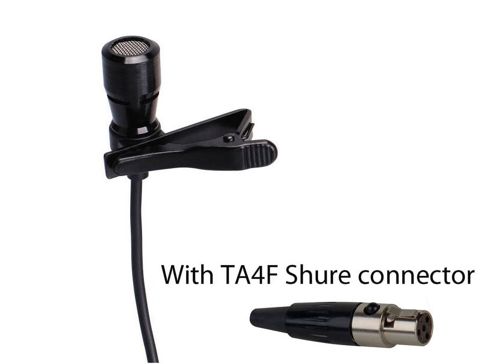 Enersound LAV-100SHU Lavalier - Lapel Microphone for Shure Wireless Systems