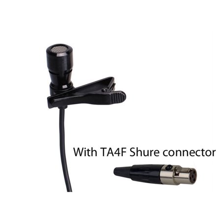 Enersound LAV-100SHU Lavalier - Lapel Microphone for Shure Wireless Systems