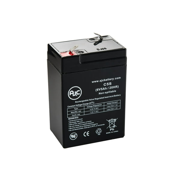 Enersys Cyclon 0809-0012 6v 5Ah Sealed Lead Acid Battery - This is an AJC Brand Replacement