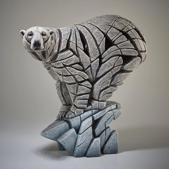 Enesco Edge Sculpture Polar Bear Figure, 15.25 inches