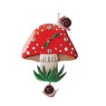 thumbnail image 1 of Enesco Allen Designs Fun-Guy Mushroom Wall Clock, 11.61in H, 1 of 1