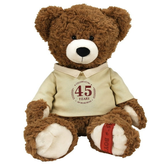 Enesco Boyds Bears Chubs Beanster 45th Anniversary Plush Bear, 12 in