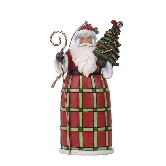 Enesco Country Living by Jim Shore Santa with Tree Hanging Ornament