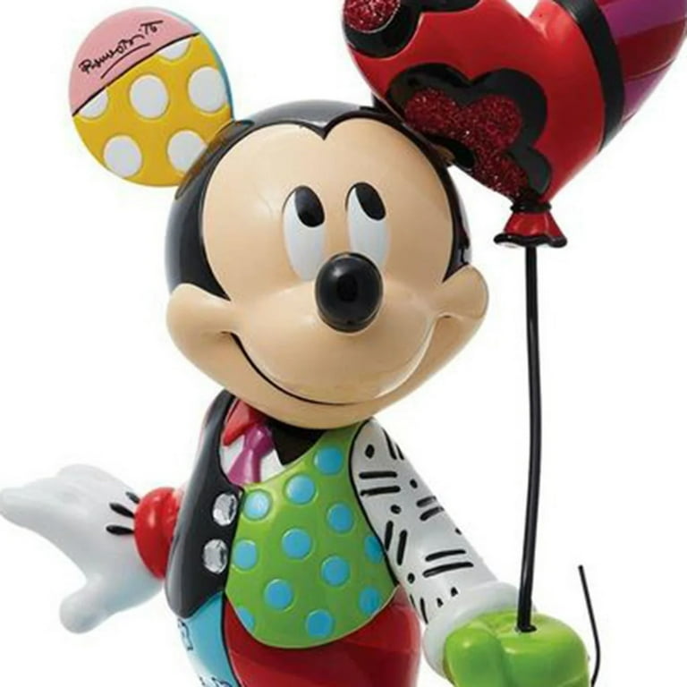 Enesco Disney Britto Mickey Mouse Heart Balloon Limited