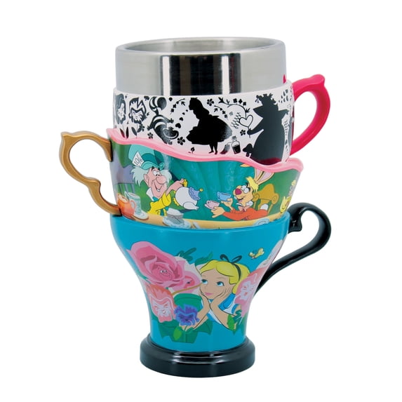 Enesco Disney Showcase Alice in Wonderland Goblet 7.3in H