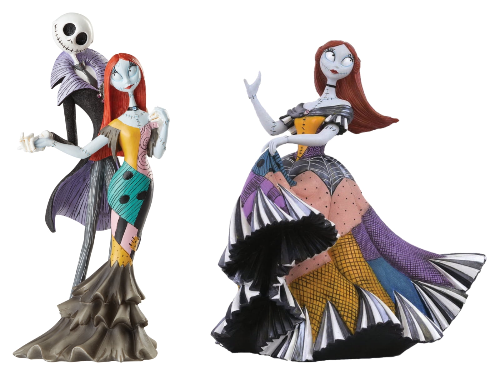 Enesco Disney Showcase Set of 2 Jack Skellington and Sally Couture de ...