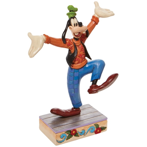 Enesco Disney Traditions Goofy Celebration Figurine, 8.5 Inch, Multicolor