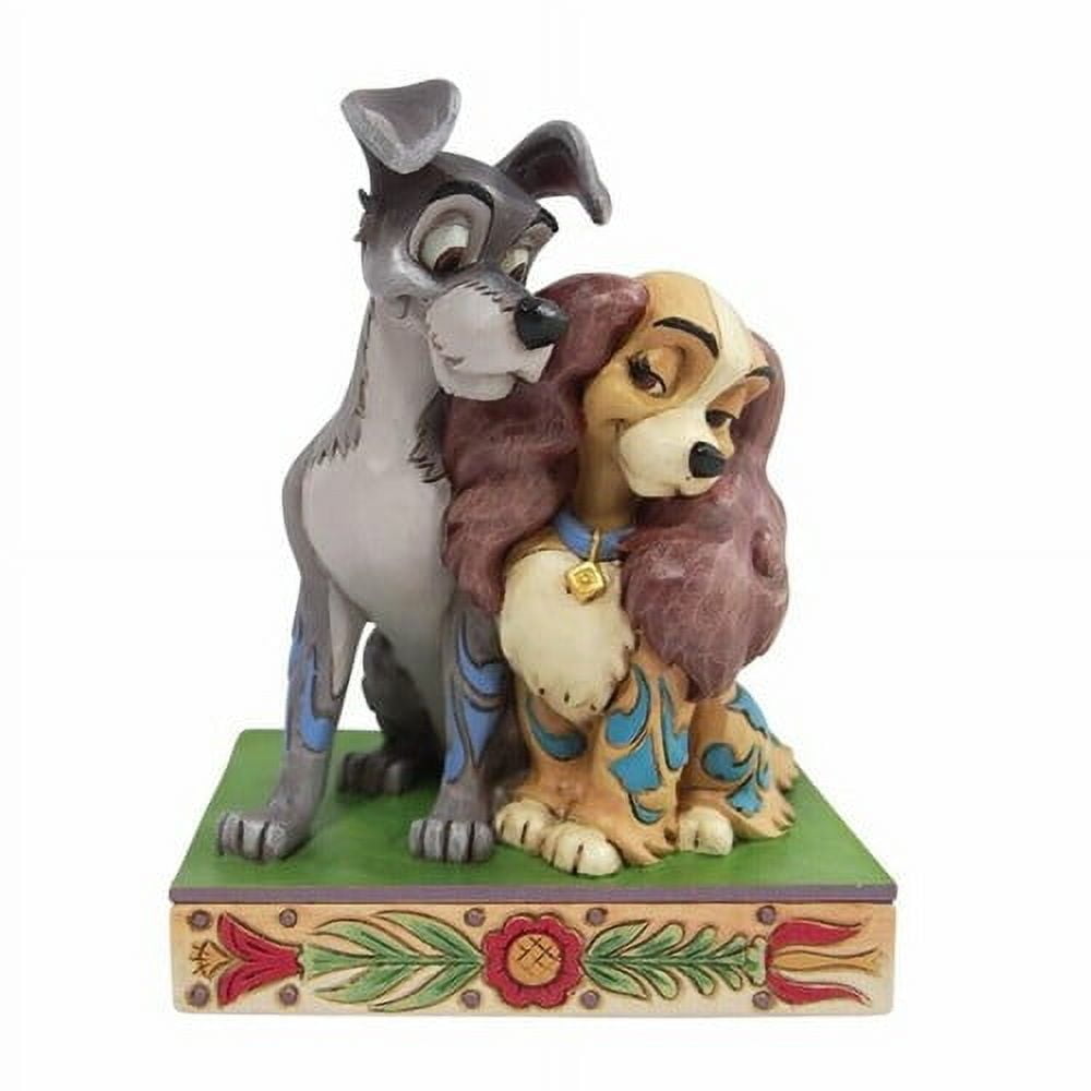 Lady and the Tramp Resin Figurine with Intricate Details