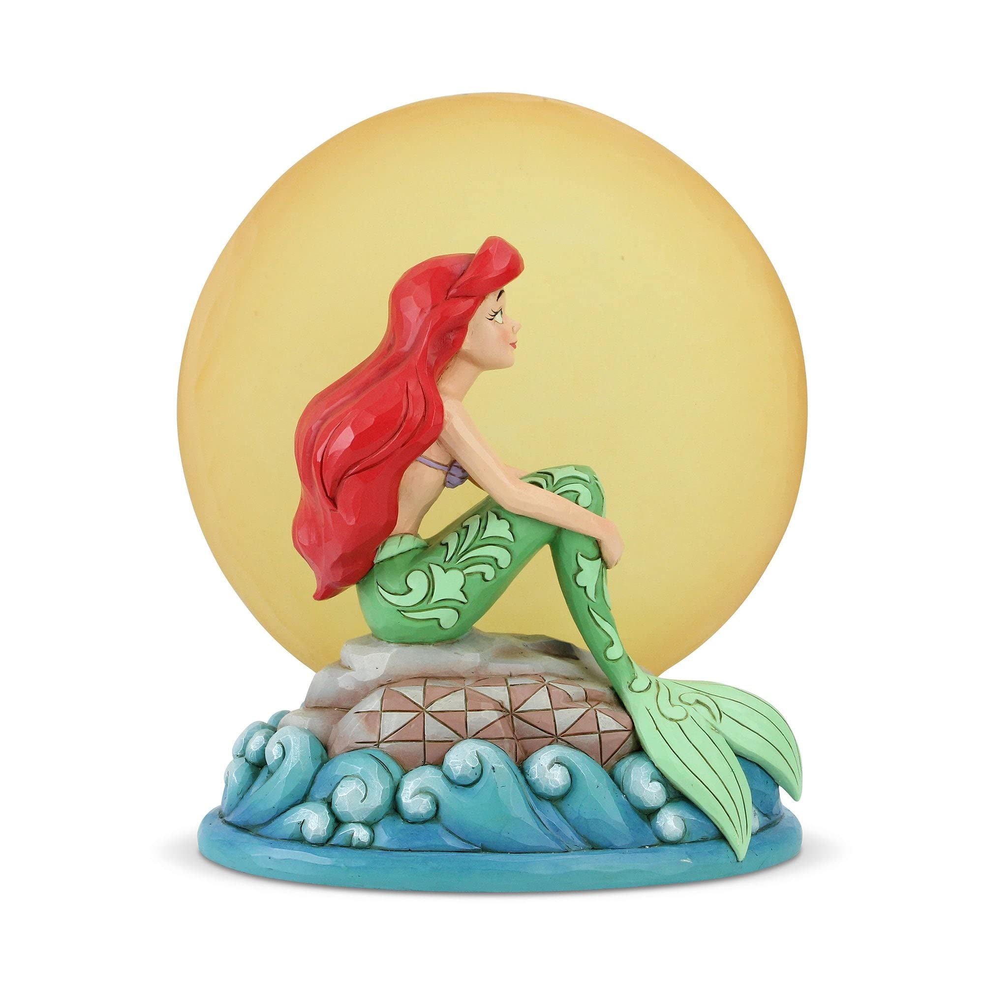 Enesco Disney Traditions by Jim Shore Ariel Sitting on Rock by Moon Figurine