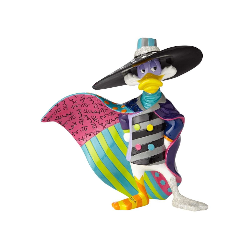 Romero Britto Disney Dark Wing Duck Pop Art Figurine Decoration 6001012 New
