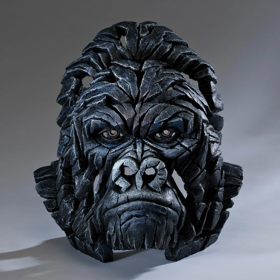 Enesco Edge Sculpture Gorilla Bust, 15.25 inches