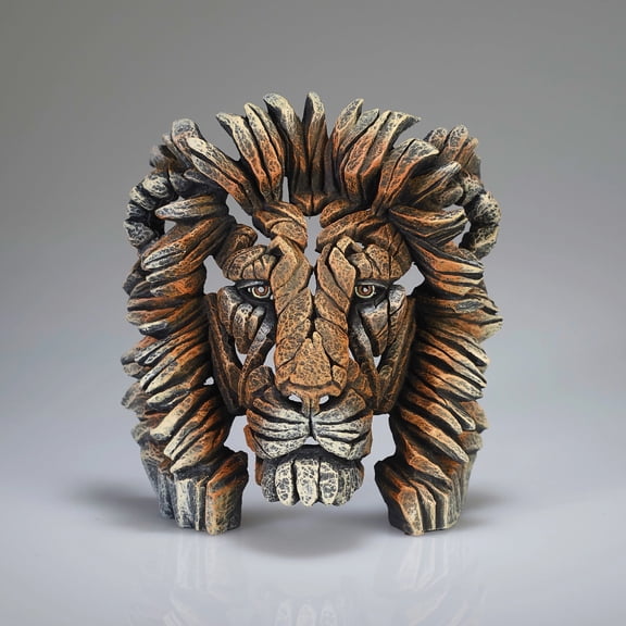 Enesco Edge Sculptures Miniature Lion Bust Figurine 5.3in H