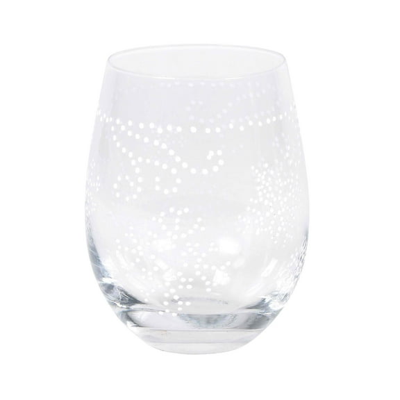 Enesco Entertainment by Izzy and Oliver Snowflakes Stemless Wine Glass