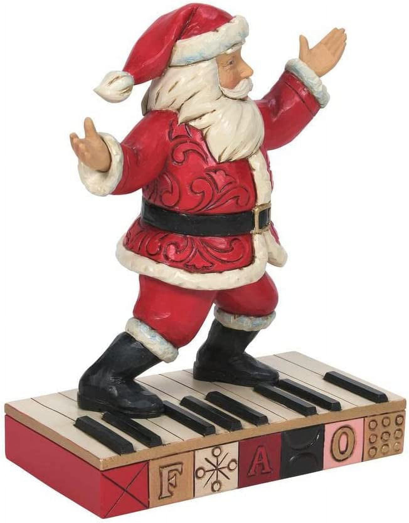 Enesco FAO Schwarz by Jim Shore Santa on Keyboard Figurine - Walmart.com
