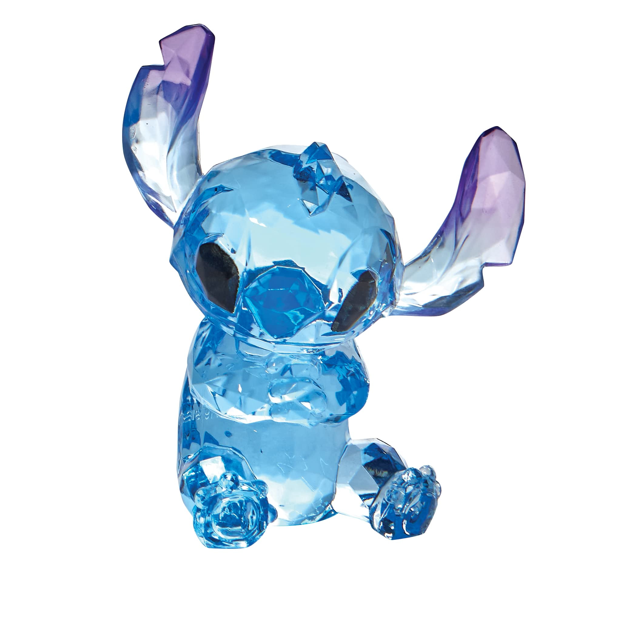 Stitch Blue and Purple Faceted Acrylic Figurine, 4"