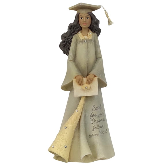 Enesco Foundations Graduation African American Figurine