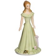 Enesco Growing Up Girls Brunette Age 15 Porcelain Bisque Figurine 7in H