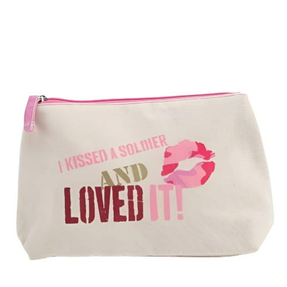 Enesco Homefront Girl - Kissed A Soldier Valentines Day Cosmetic Bag