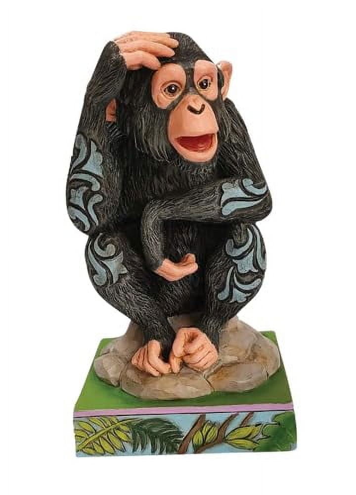 Jim Shore 5.75 In Chimpanzee Animal Planet Figurines