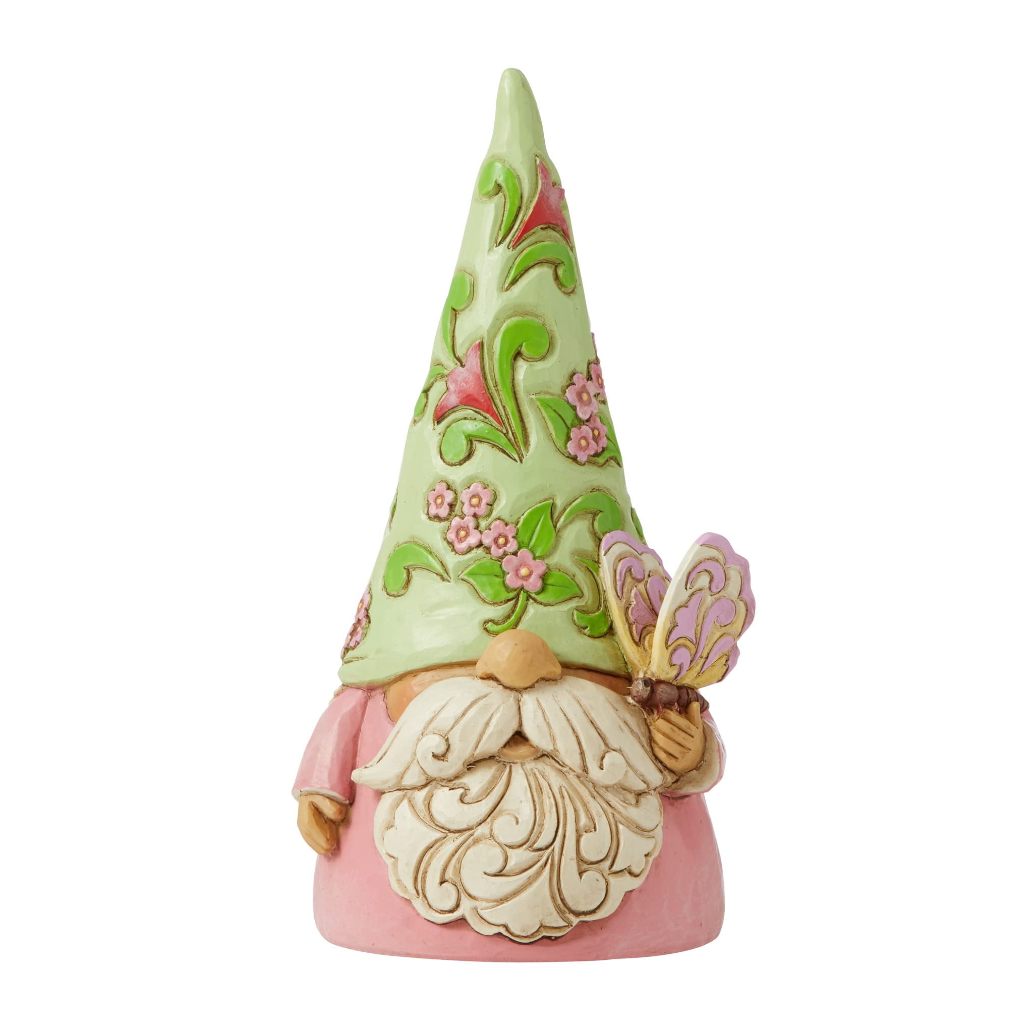Enesco Jim Shore Heartwood Creek Gnome Santa Lit Figurine - 9.25" Hand-Painted Christmas Decor