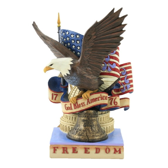 Enesco Jim Shore Heartwood Creek Patriotic Freedom Eagle Figurine