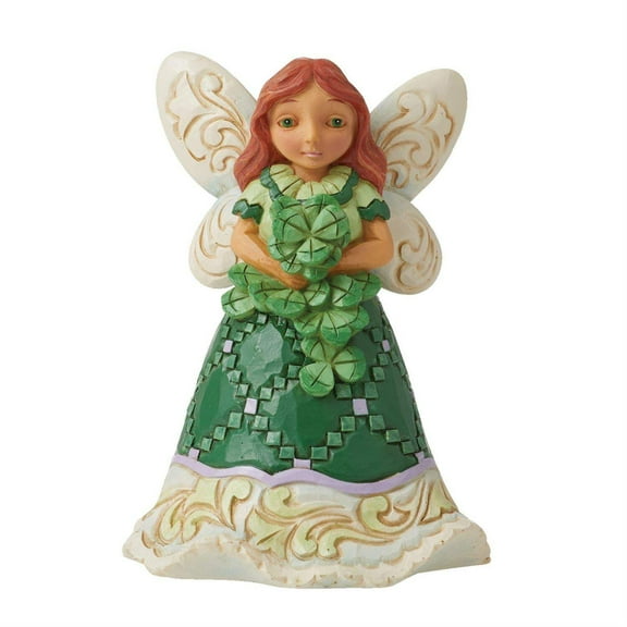 Enesco Jim Shore JS HWC Fig Irish Fairy, Figurine, 4.17in H